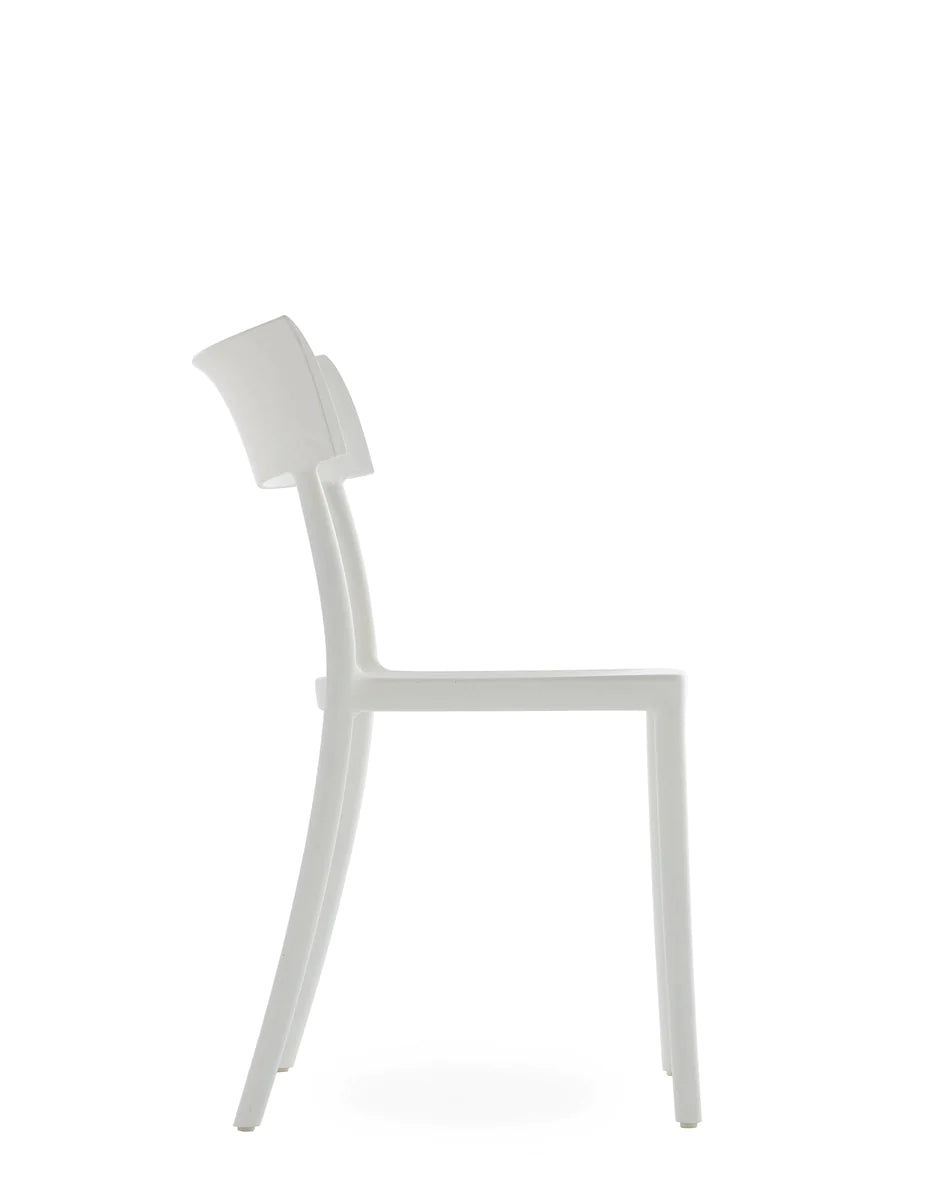 Chaise de tapis de passerelle Kartell, blanc