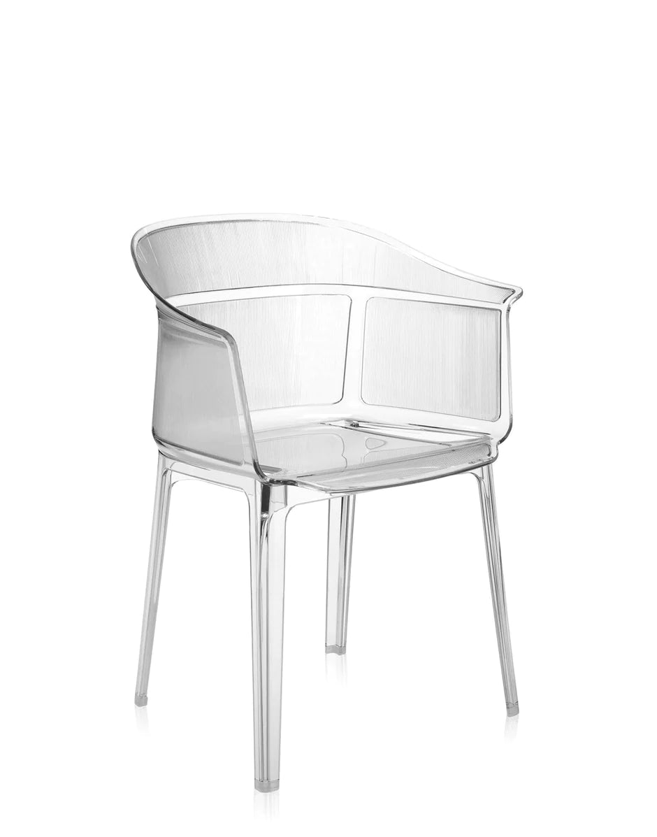 Fauteuil kartell papyrus, cristal