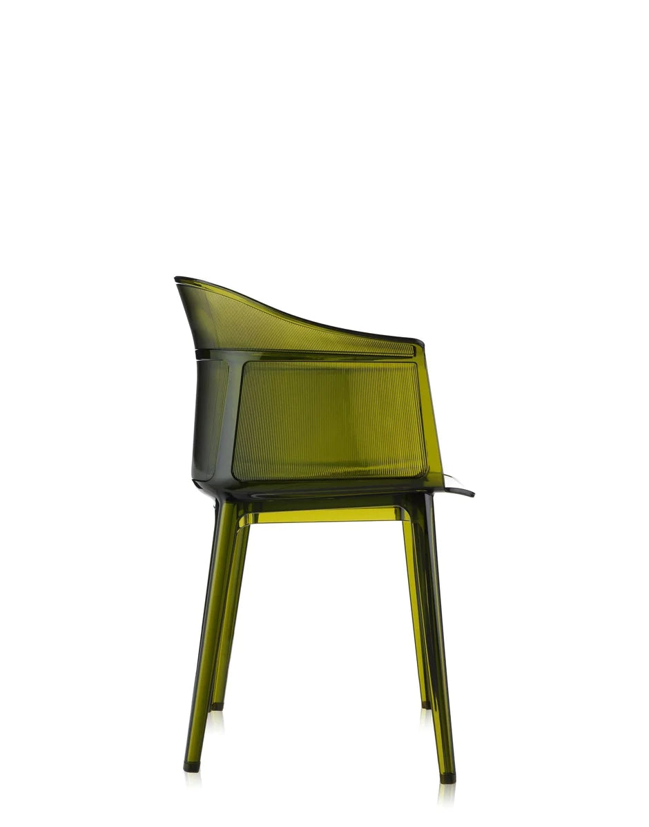 Fauteuil kartell papyrus, vert olive