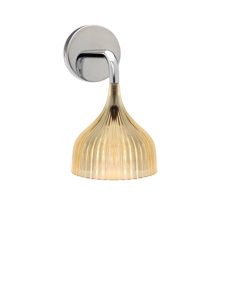 Kartell E 'Wandlampe, Gelb