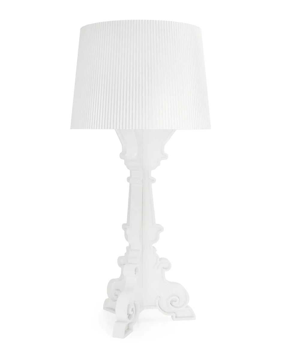 Lampada da tavolo Kartell Bourgie, tappetino bianco