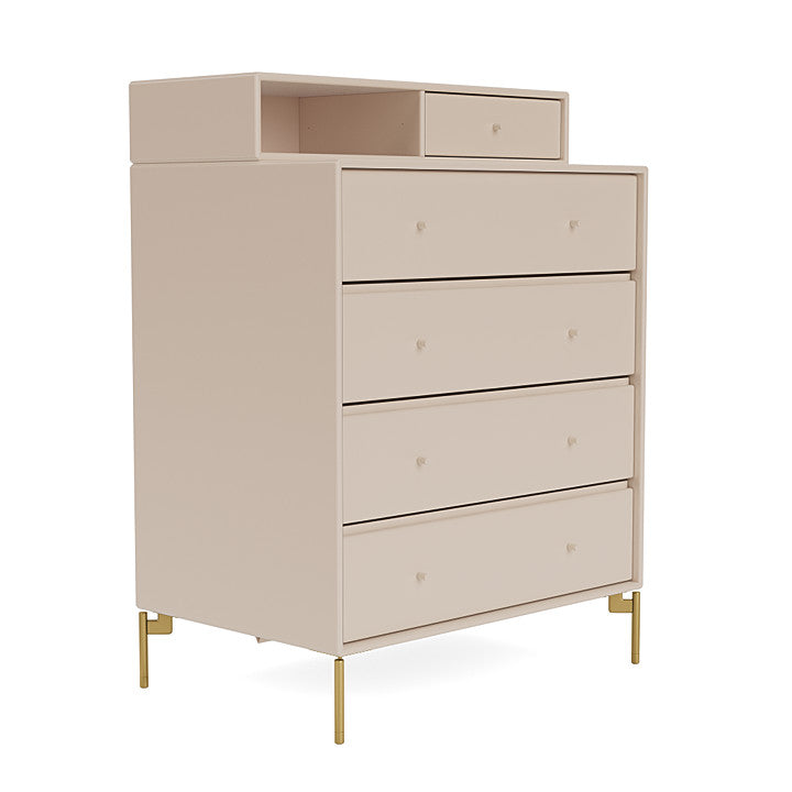 Montana Keep Bre of Drawers With Ben, Clay/Brass