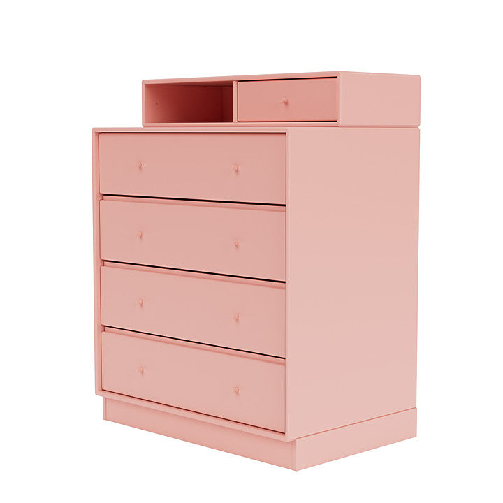 Montana Keep Chest Of Drawers With 7 Cm Plinth, Ruby