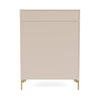 Montana Keep Chest Of Drawers With Legs, Clay/Brass