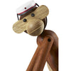 Kay Bojesen Monkey Small Teak/Limba met Red Student Cap