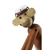 Kay Bojesen Téle-teck moyen / limba de singe incl. Casquette d'étudiant rouge