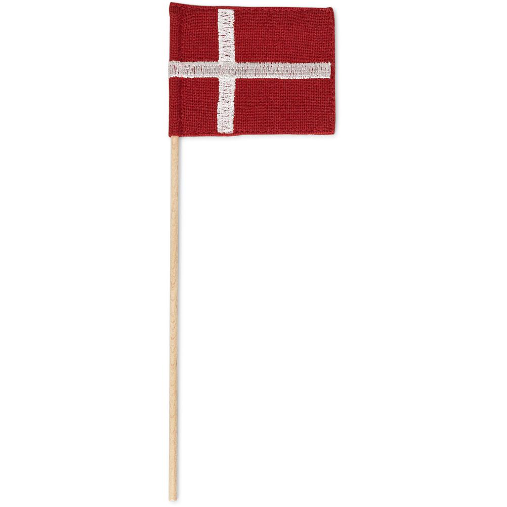 Kay Bojesen Varaosan tekstiililippu mini -standardin kantajalle (39226) punainen/valkoinen