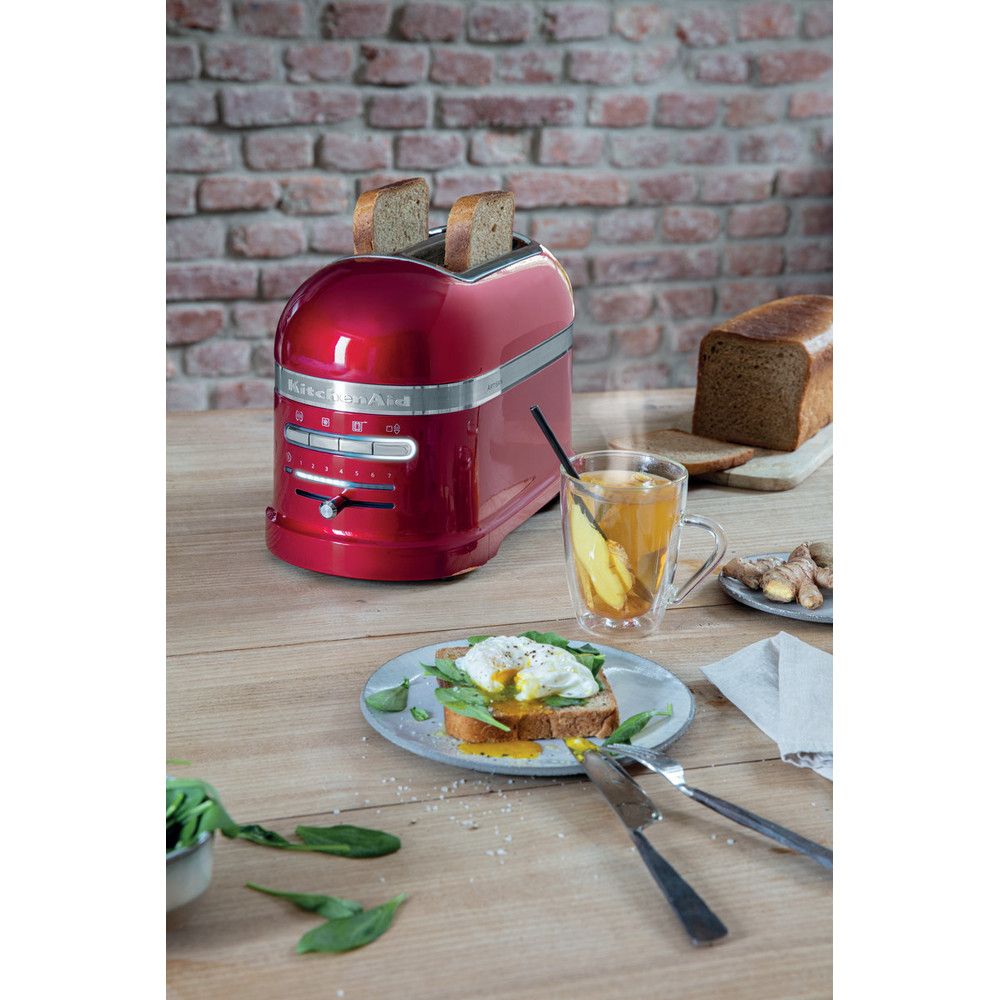 Kitchen Aid 5 Kmt2204 Artisan Toaster For 2 Slices, Love Apple Red