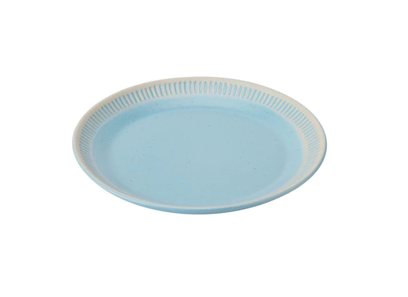Knabstrup Keramik Colorit -plaat Ø 19 cm, turquoise