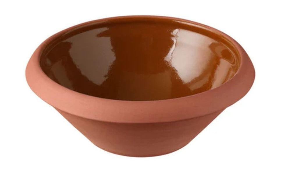Knabstrup Keramik面团碗0.5 L，Terracotta