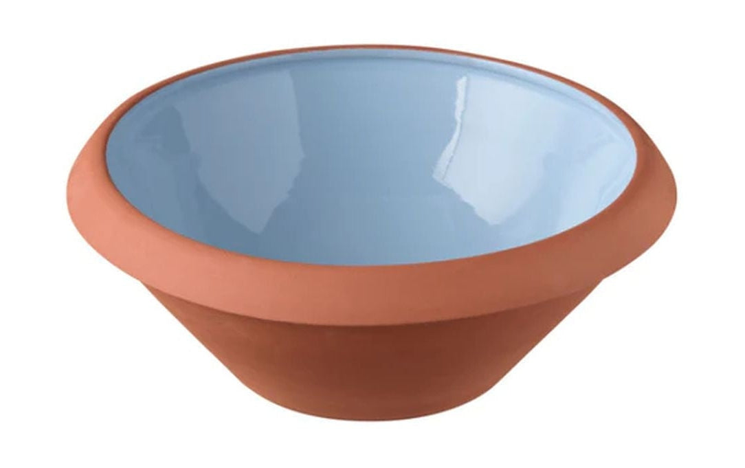 Knabstrup Keramik Masón Bowl 2 L, azul claro