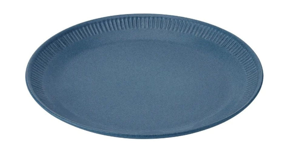 Knabstrup keramik plate ø 19 cm, blå