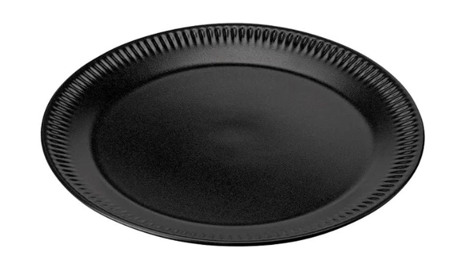 Knabstrup Keramik Plade Ø 19 cm, sort