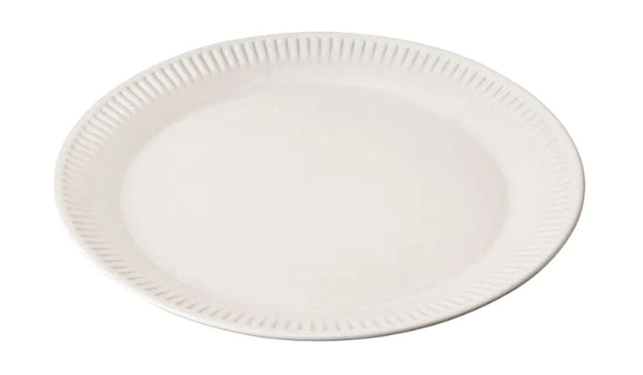 Knabstrup Keramik Plate Ø 19 cm, bianco