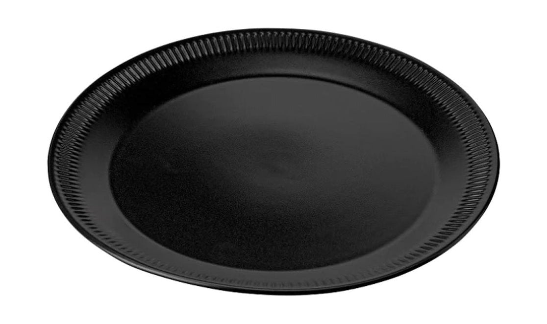 Knabstrup keramik plate ø 27 cm, svart