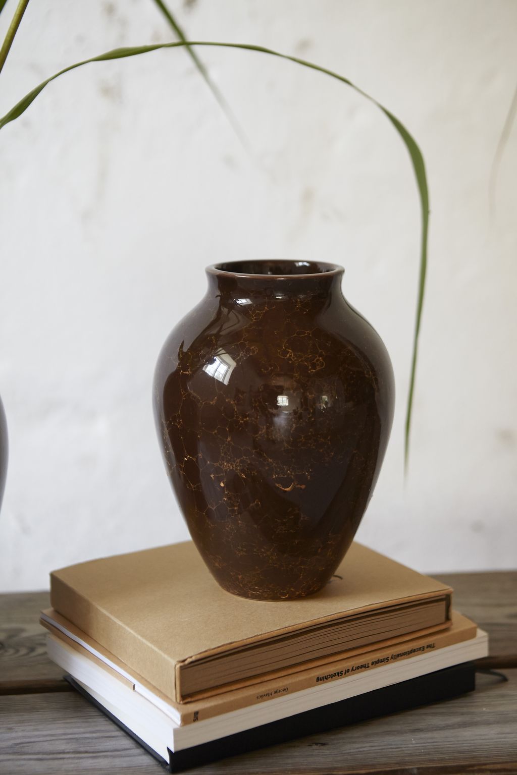 Knabstrup Keramik Vase Natura H 20 cm, marrón