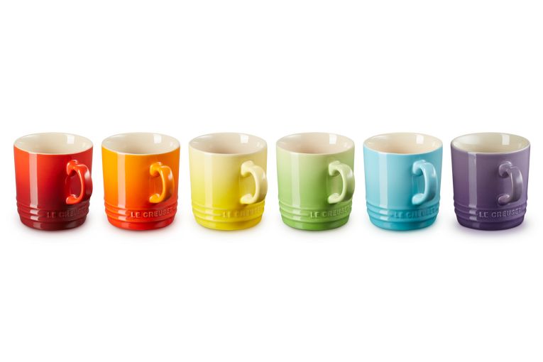 Le Creuset Ensemble de 6 tasses 200 ml arc-en-ciel