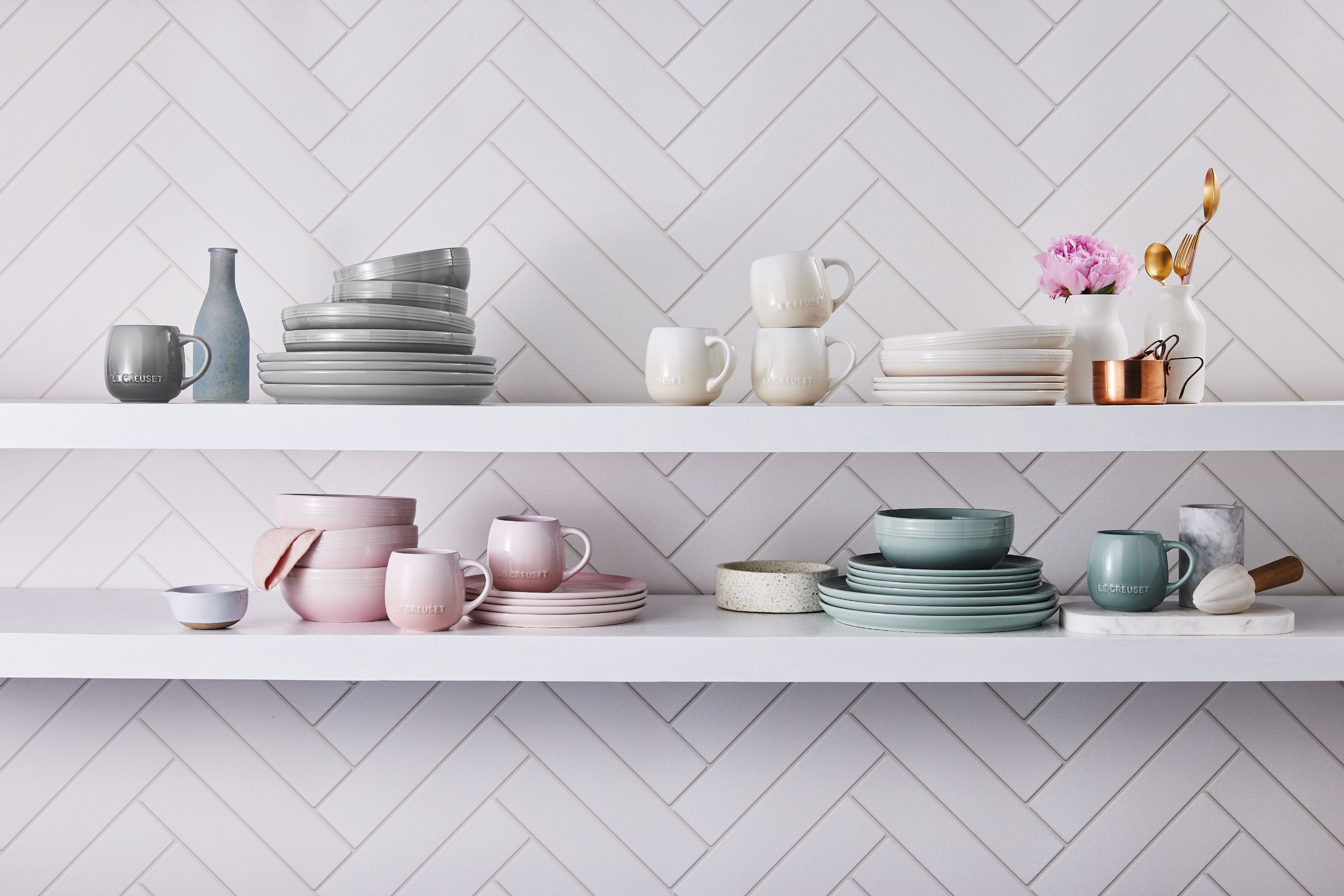 Le Creuset Coupégraan kom, shell roze