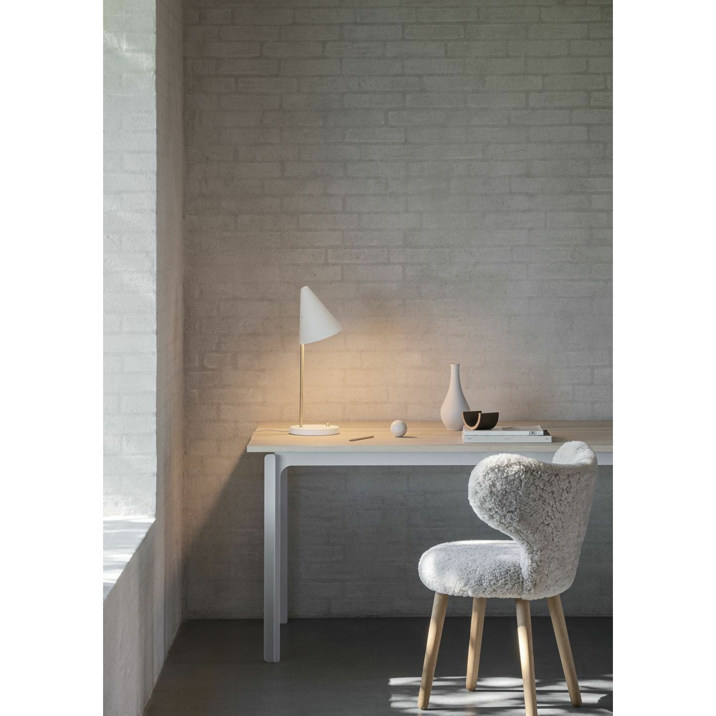 Lyfa Lampe de table en mosaïque, blanc