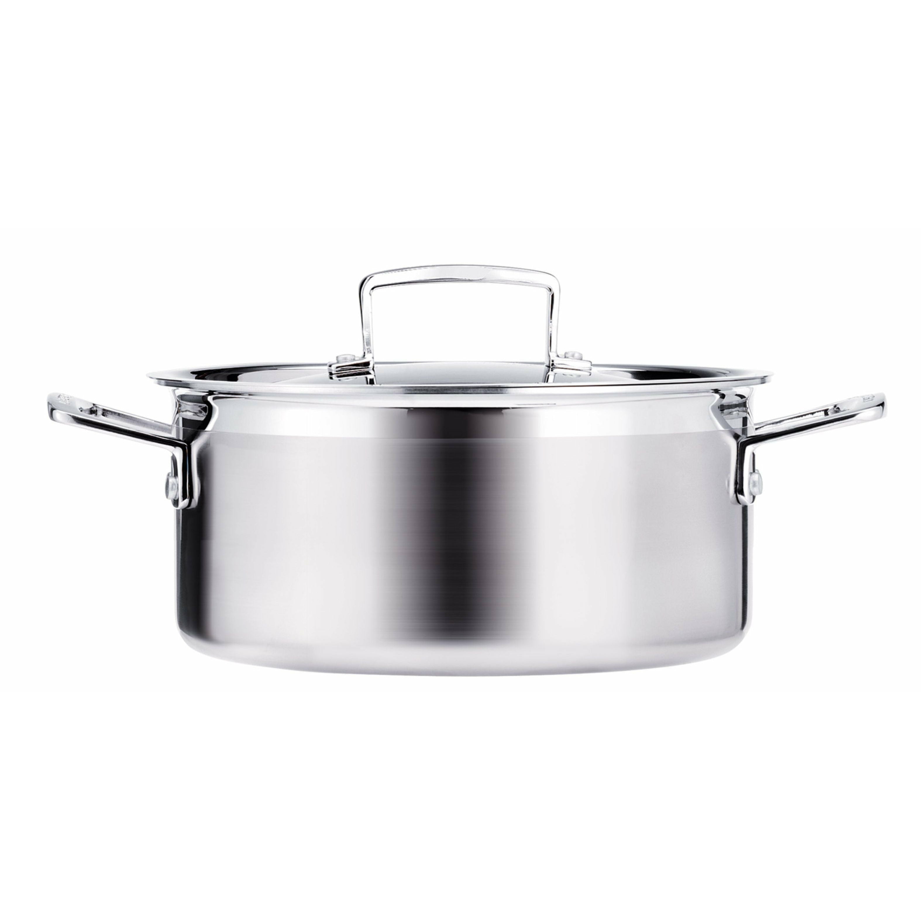 Casseruole in acciaio inossidabile Le Creuset 3 con coperchio 3 L, 20 cm