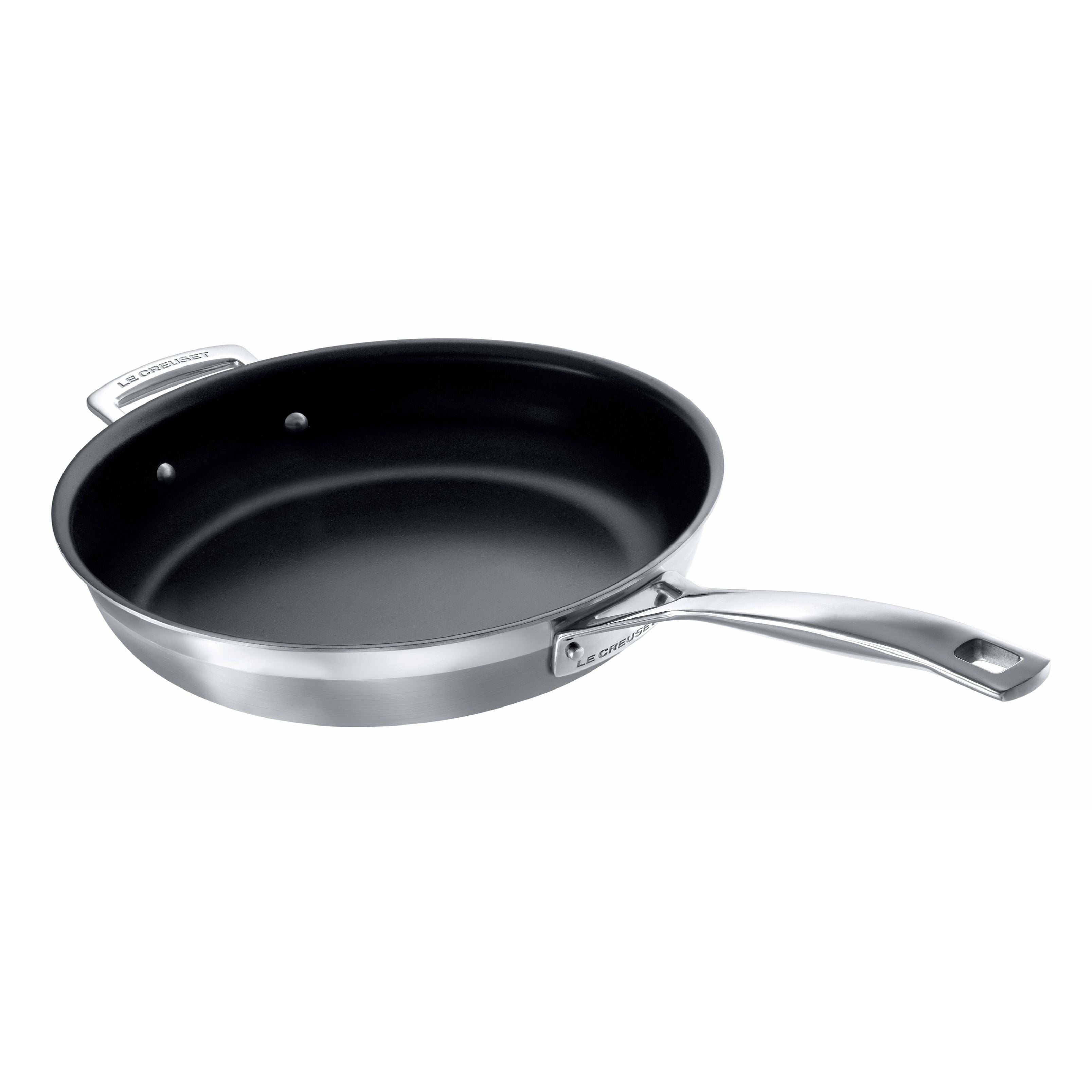 Le Creuset 3 Ply in acciaio inossidabile non frittura non stick, 28 cm