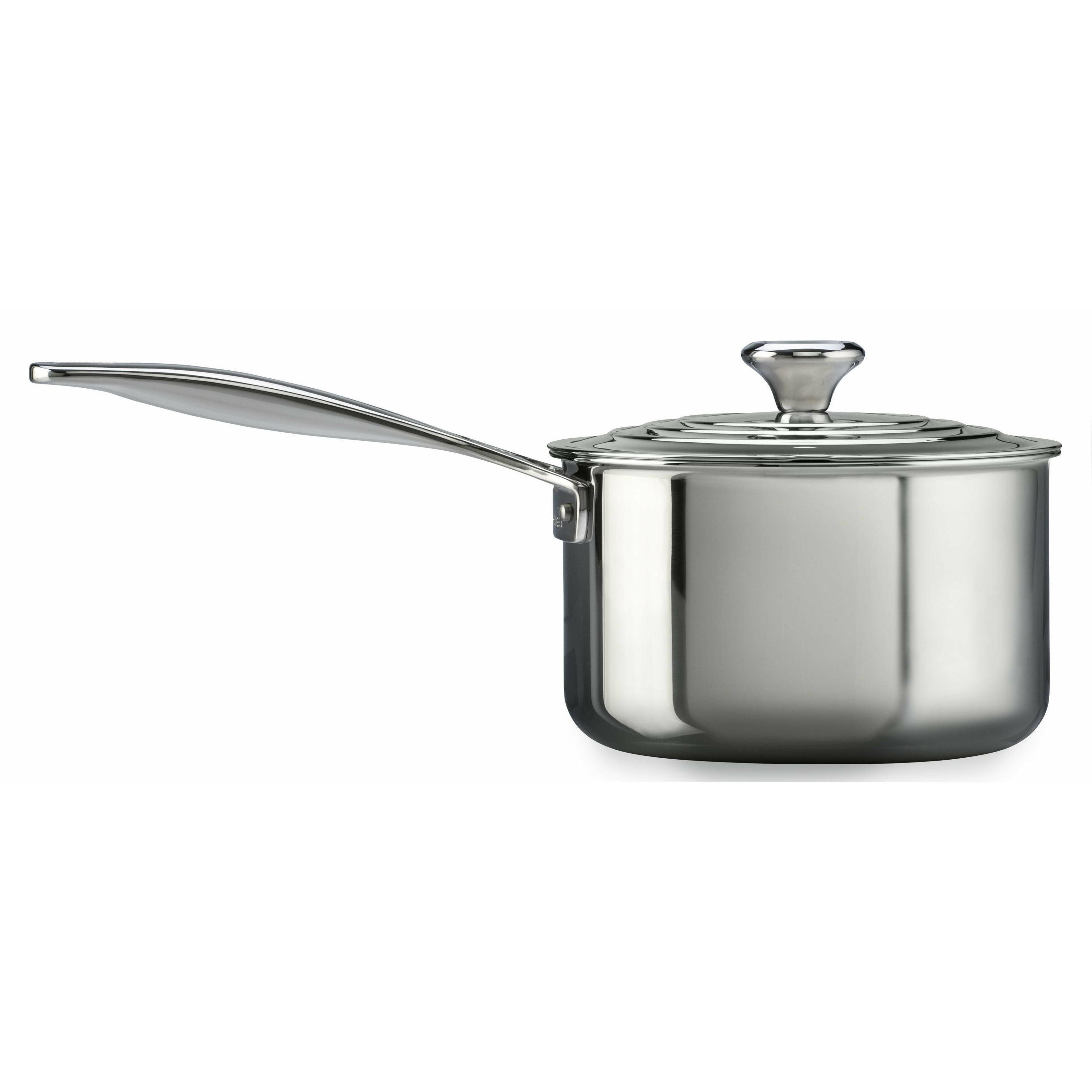 Le Creuset Signature Edelstahl -Topf 2,8 l mit Deckel