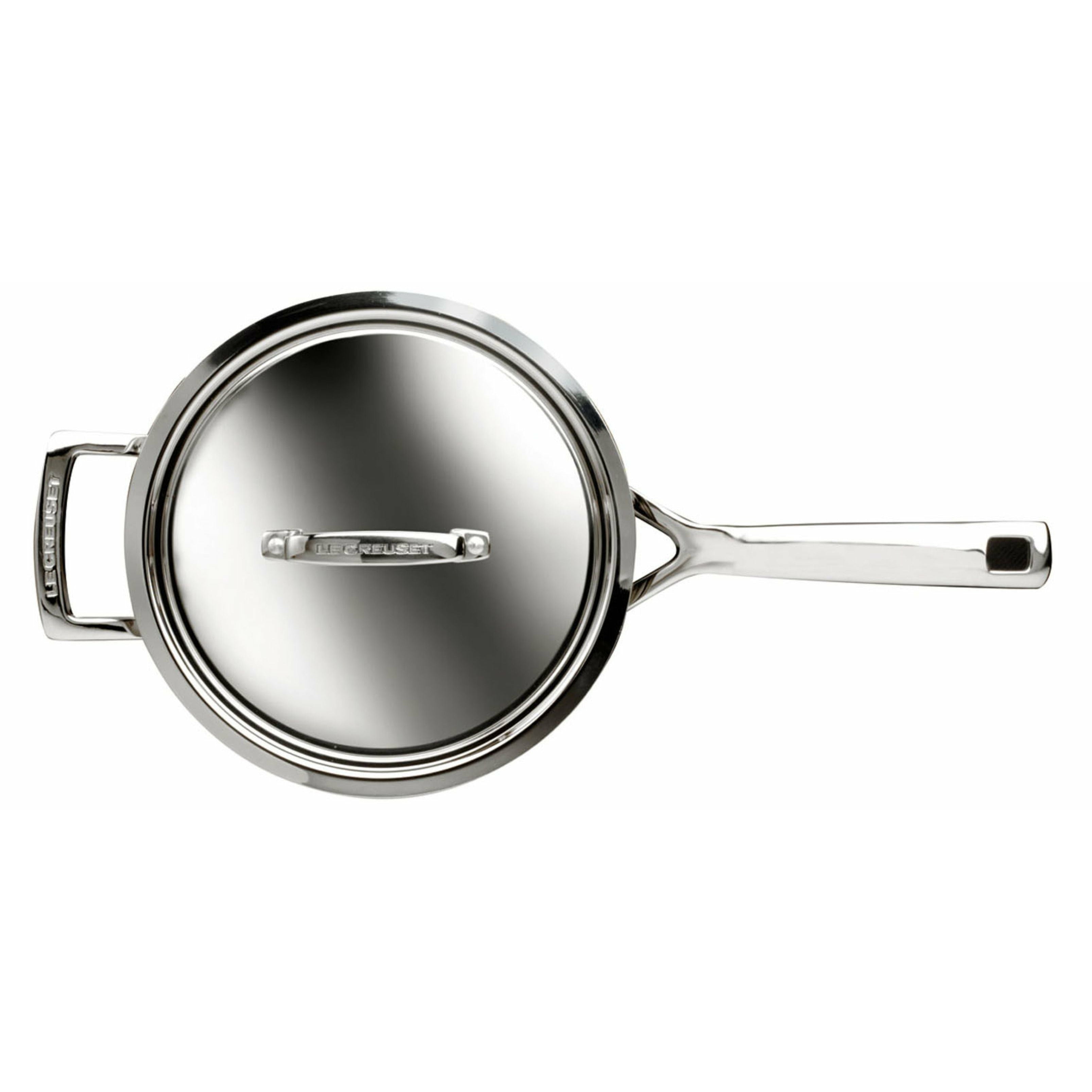 Le Creuset 3 Flieger aus rostfreiem Stahl mit Deckel 2,8 l, 18 cm