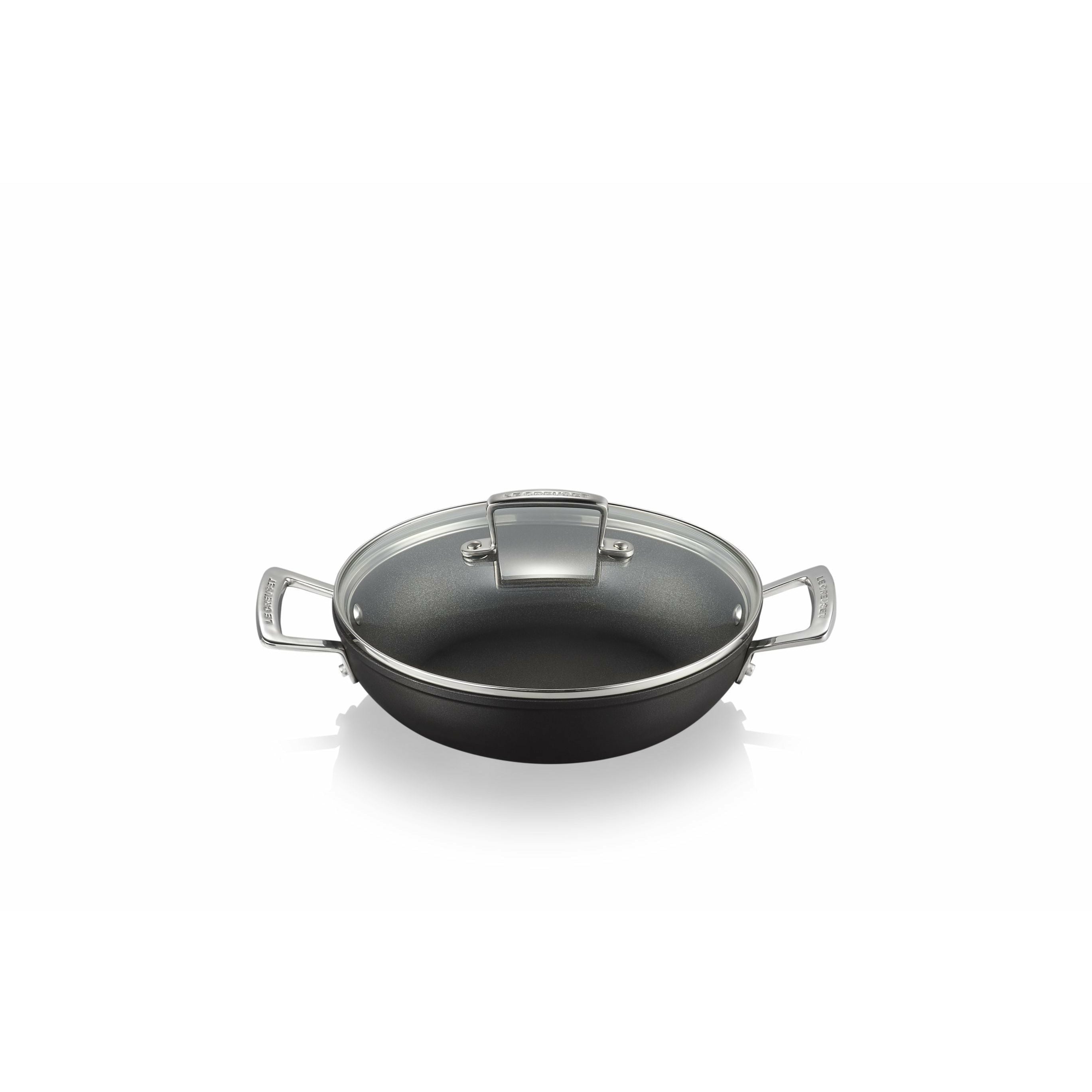 Le Creuset Alu Professional Pan带玻璃盖，24厘米