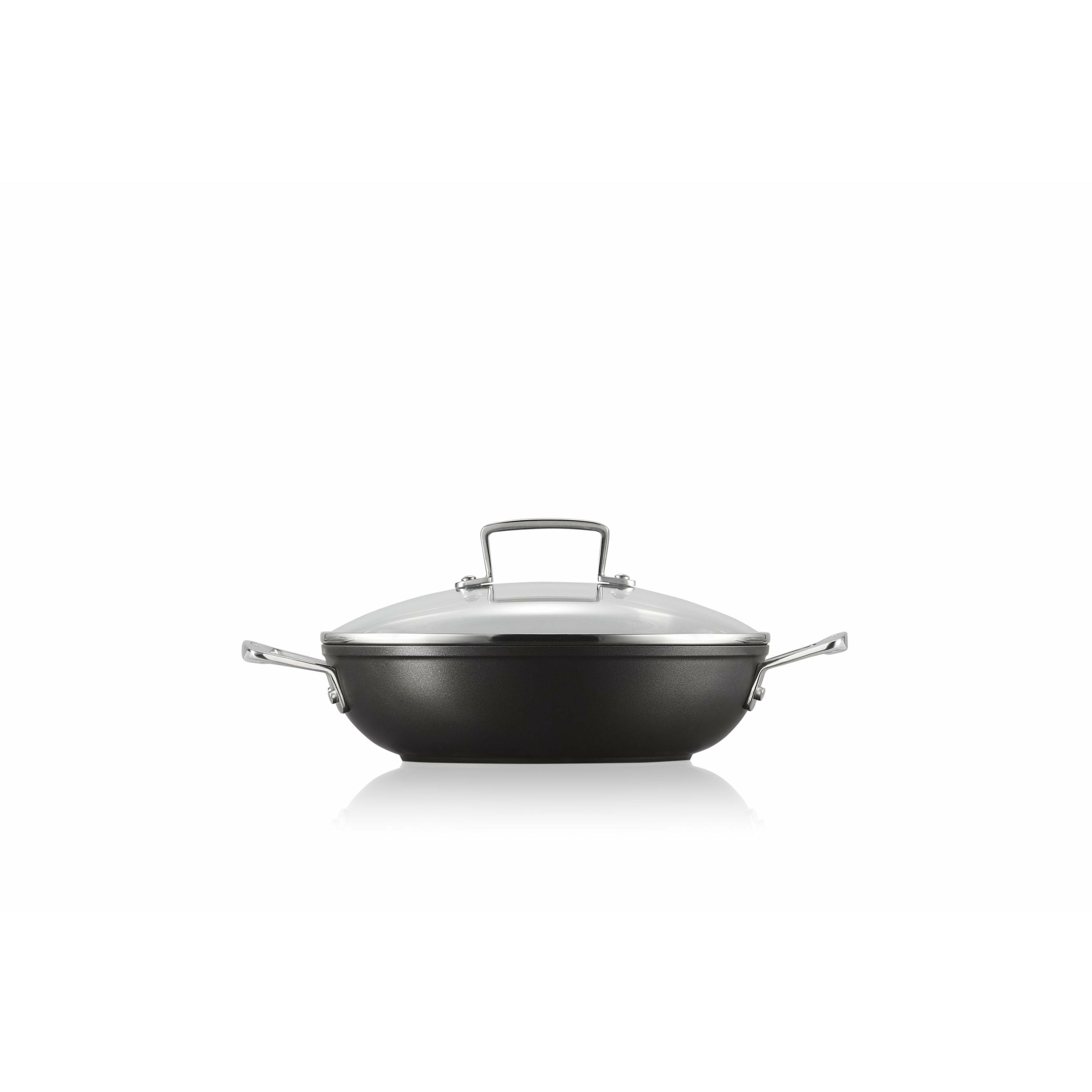 Le Creuset Alu Professional Pan带玻璃盖，24厘米