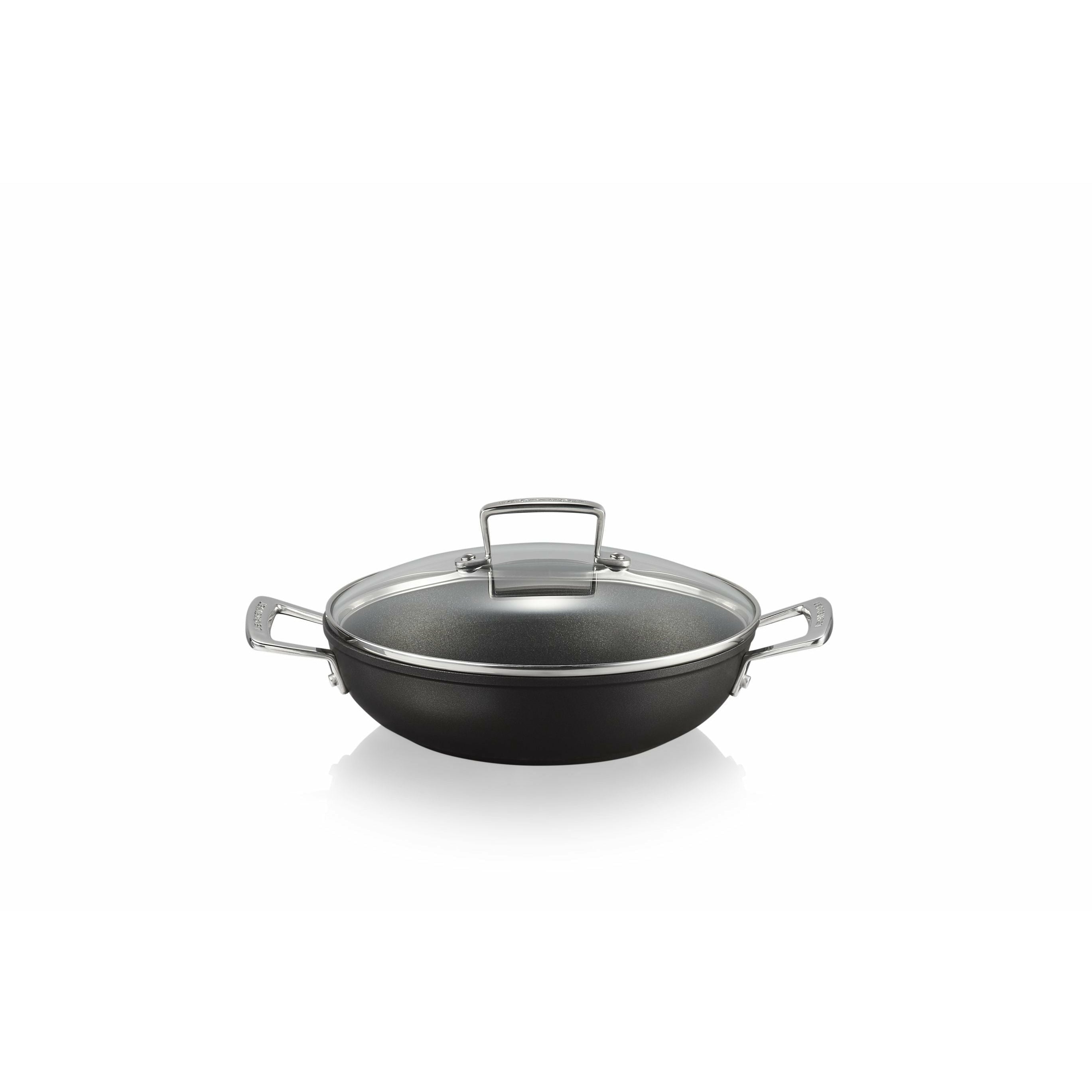 Le Creuset Alu-Profi-Pfanne mit Glasdeckel, 24 cm