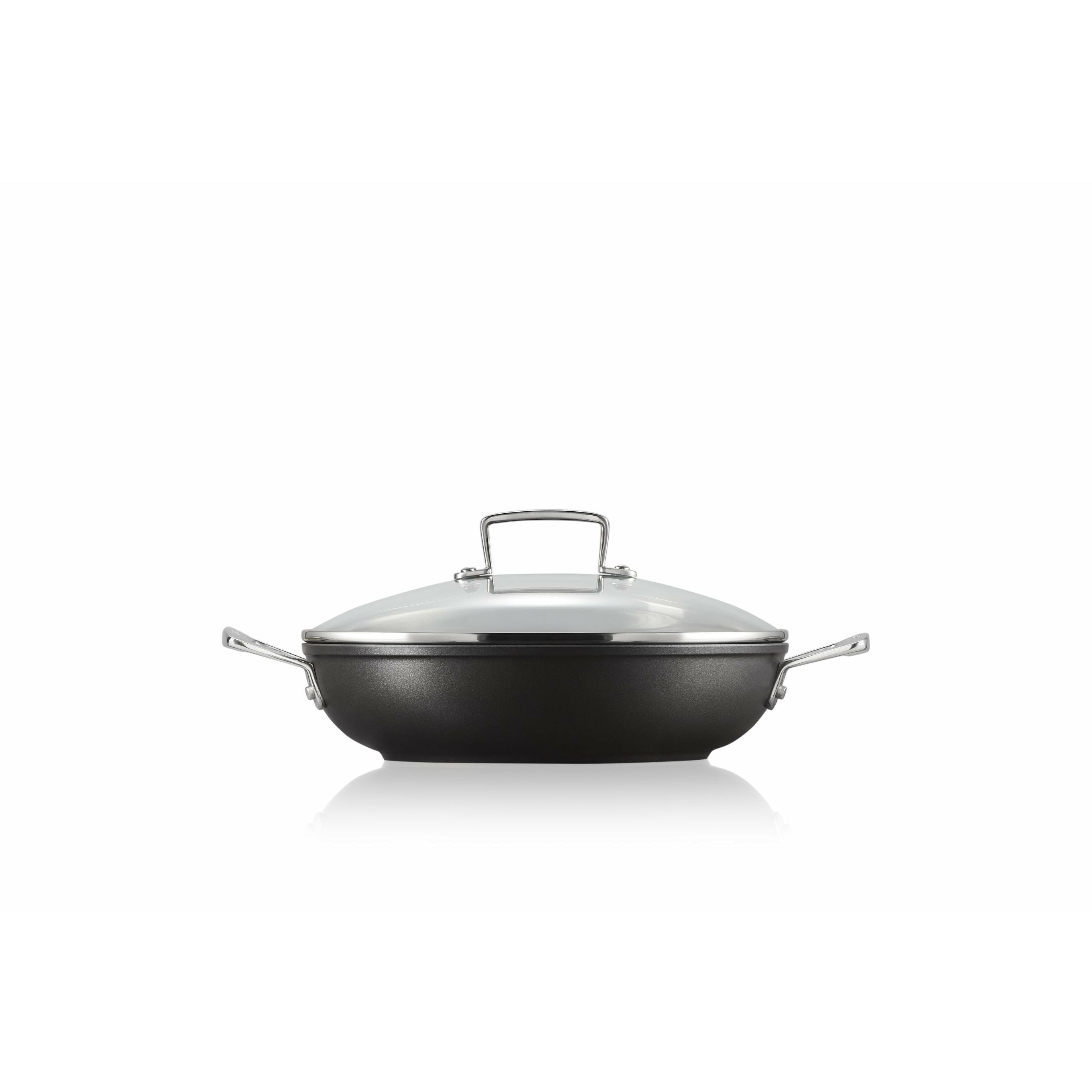 Le Creuset Alu Professional Pan med glaslock, 26 cm