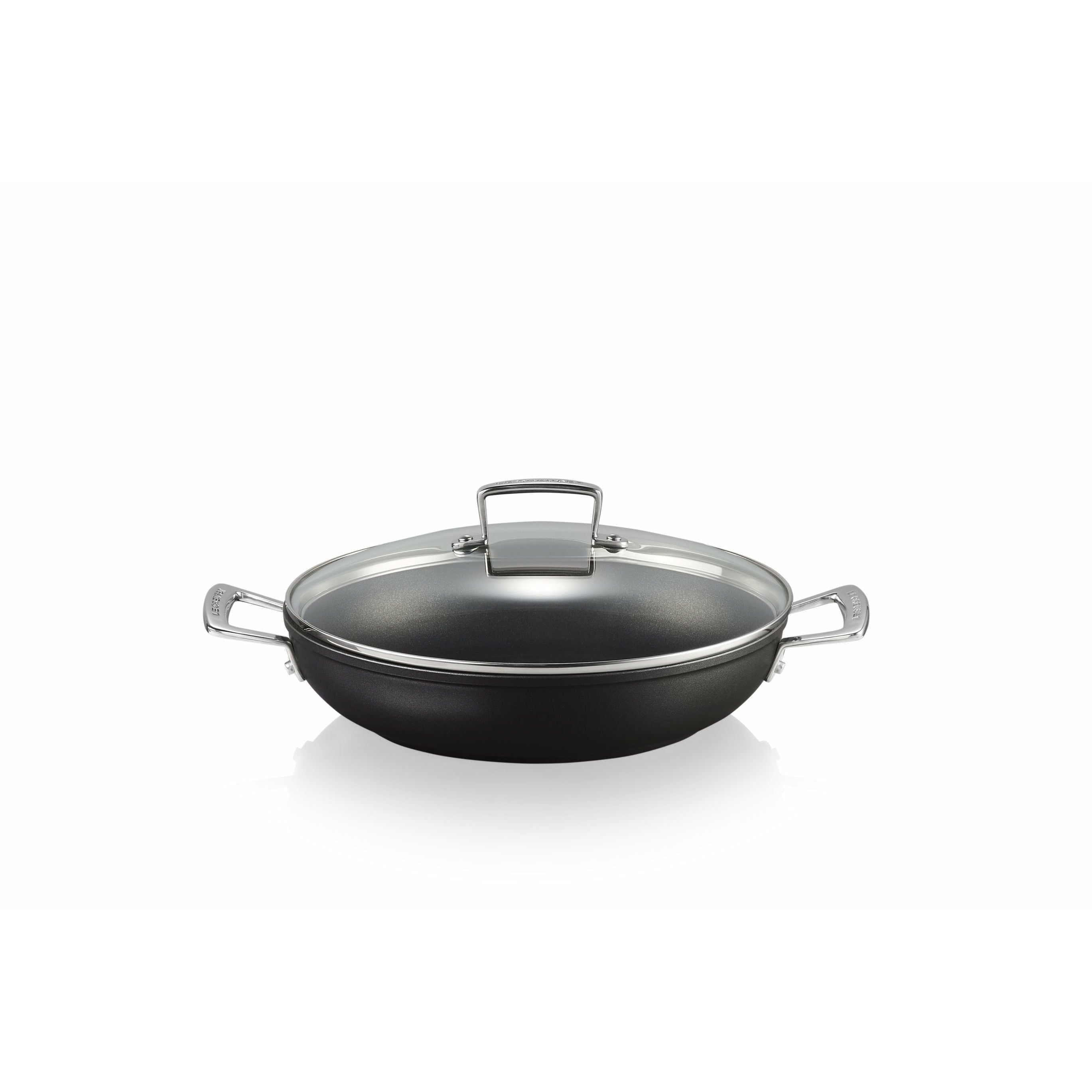 Le Creuset Alu Professional Pan med glaslåg, 28 cm