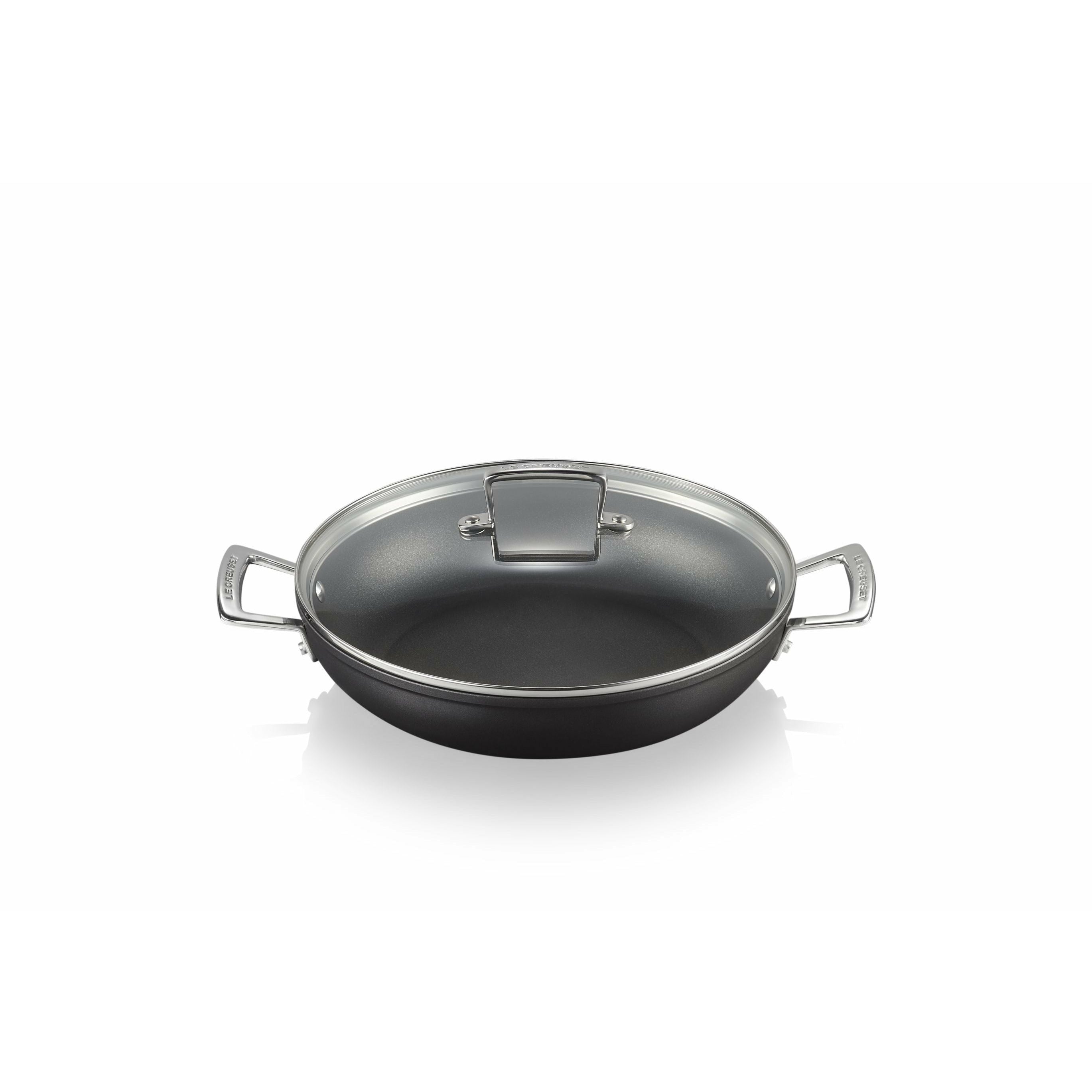 Le Creuset Alu Professional Pan med glaslock, 28 cm