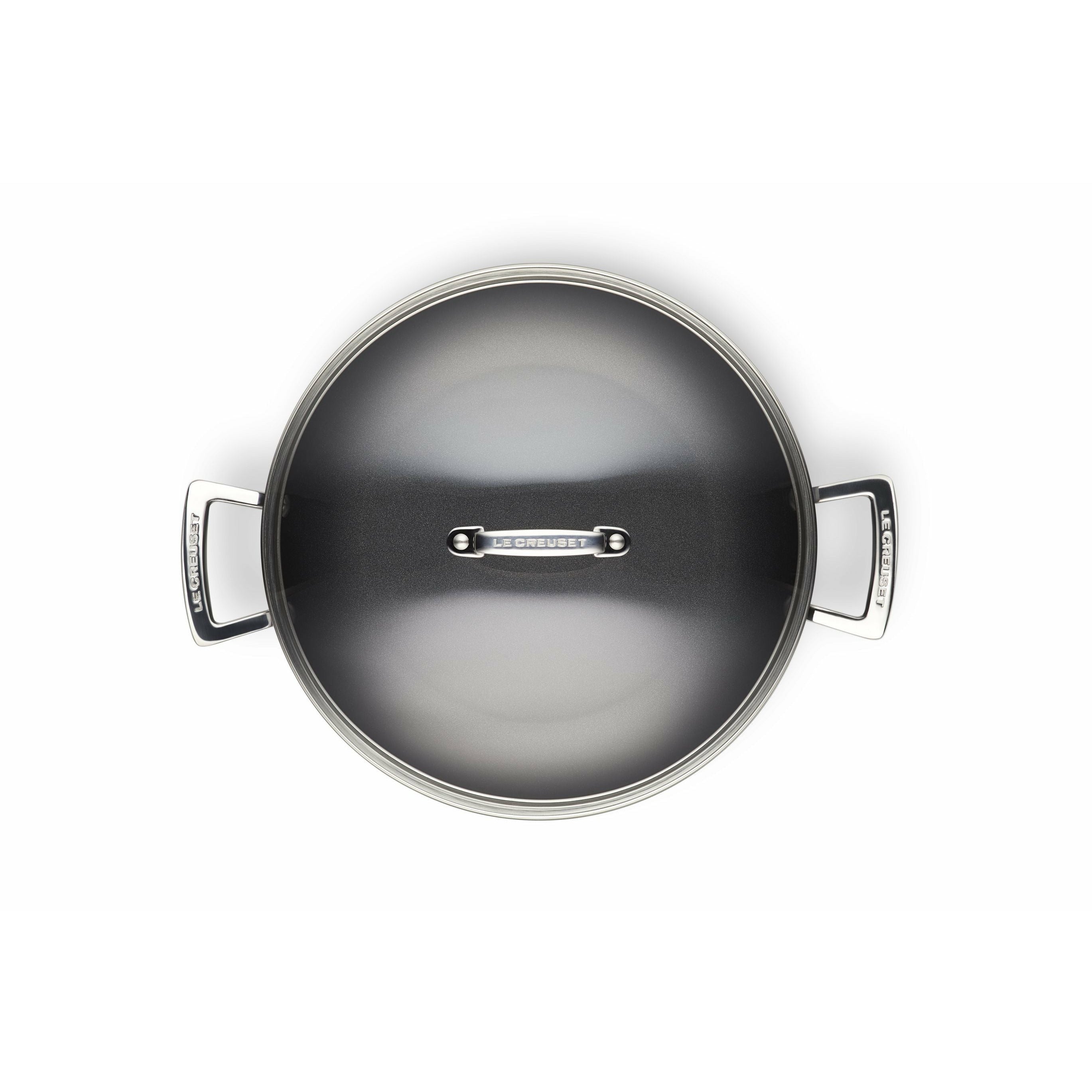 Le Creuset Alu professionele pan met glazen deksel, 30 cm