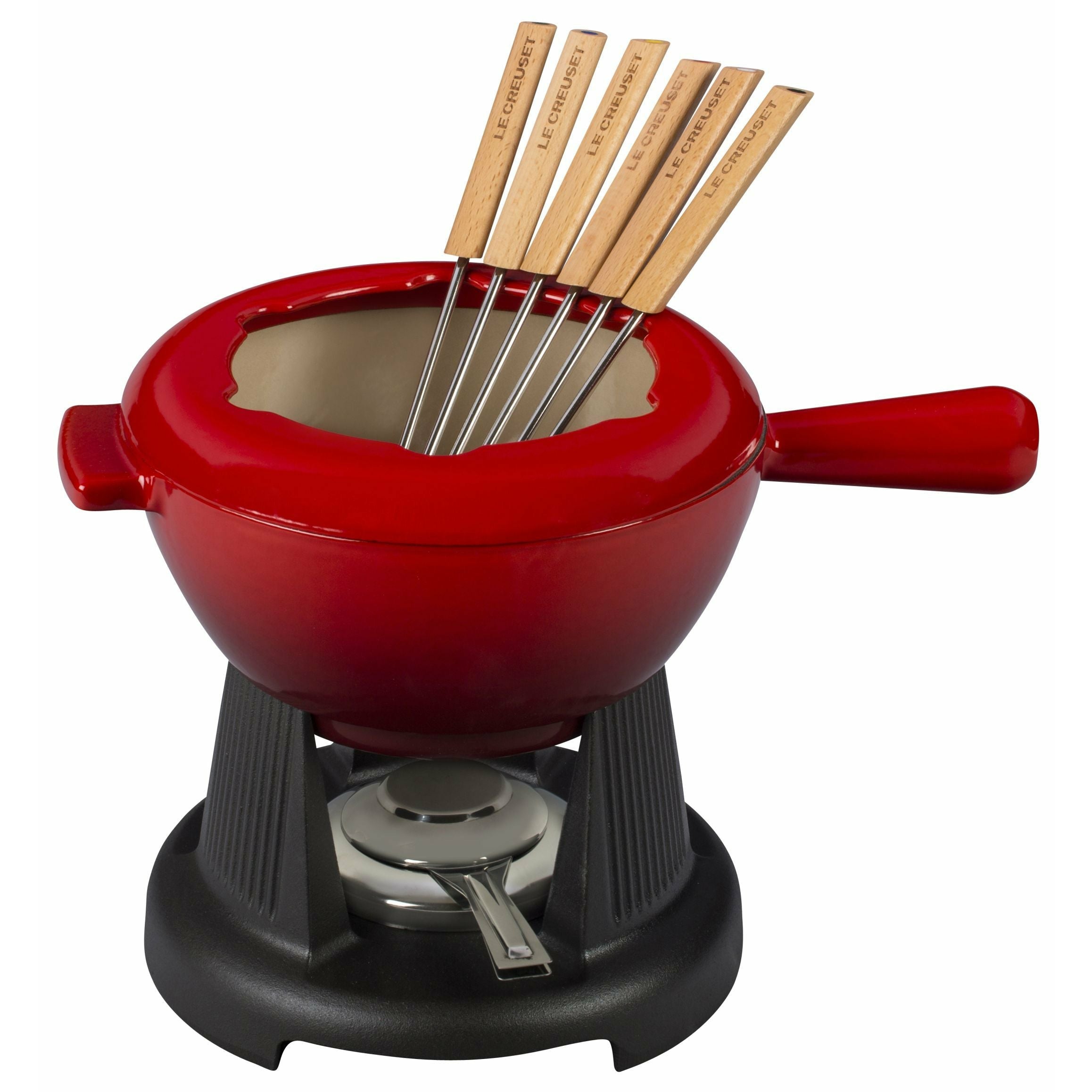 Le Creuset Fondue-Set Modus 2 L, kirschrot