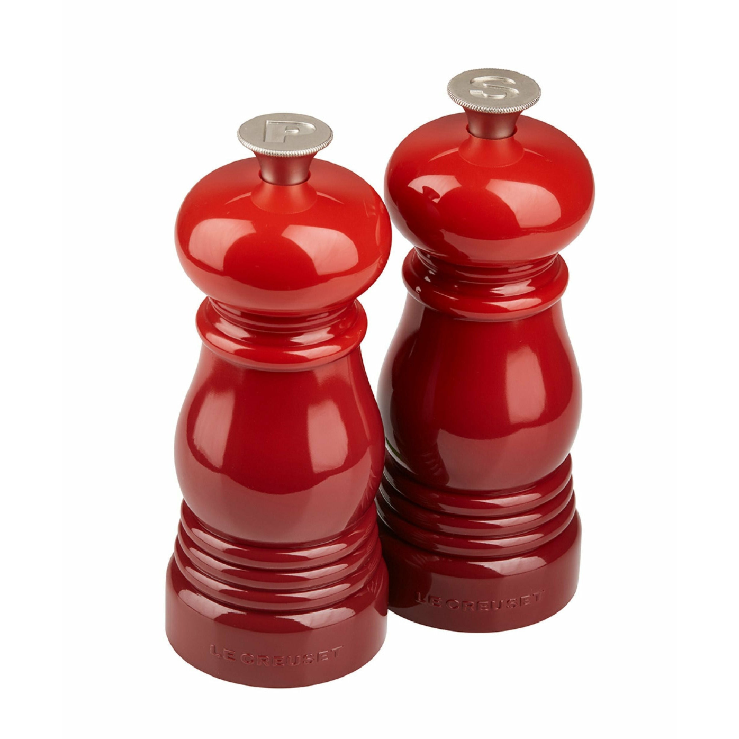 Le Creuset Mini Set y Pepper Mill Set 12,5 cm, Cherry Red