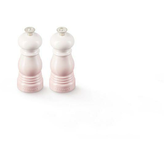 Le Creuset Mini Salt And Pepper Mills Set 12,5 Cm, Shell Pink