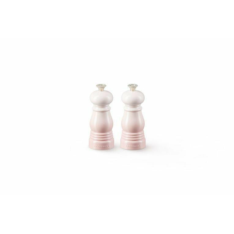 Le Creuset Mini Salt og Pepper Mills Set 12,5 cm, skelbleikur