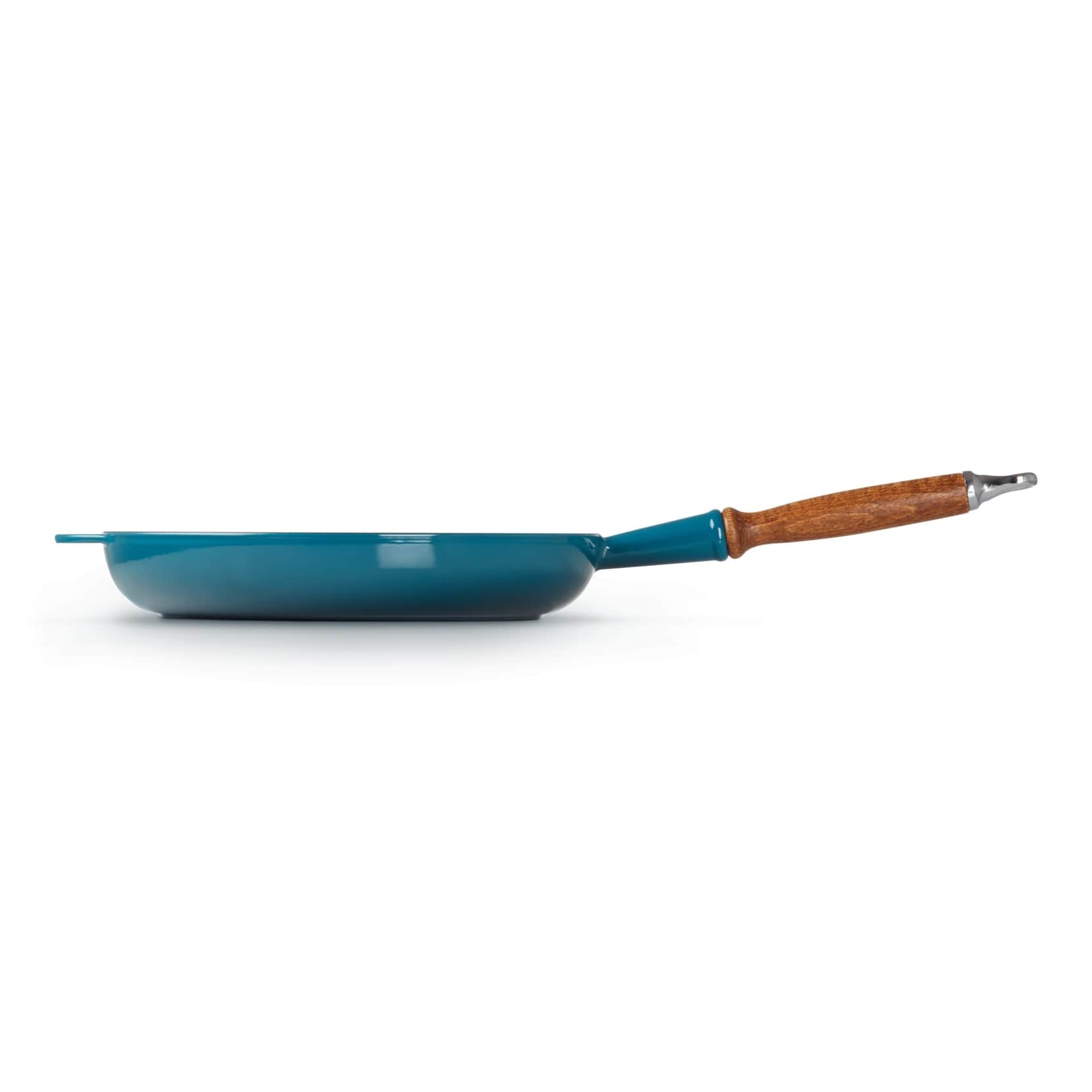 Le Creuset Naturenbratenpfanne 28 cm, tief blaugrün