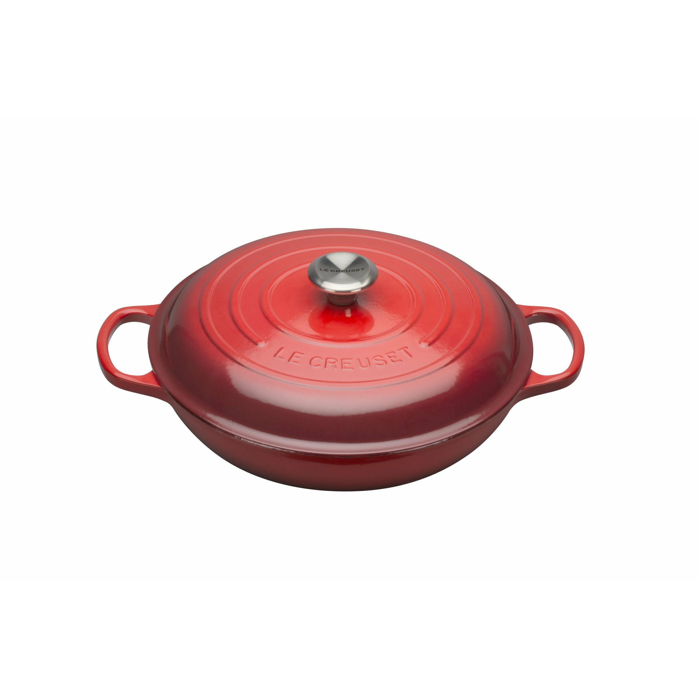 Le Creuset Pot professionnel gastronomique signature 30 cm, rouge cerise