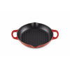 Le Creuset Nature High Runde Grillpfanne 25 Cm, kirschrot