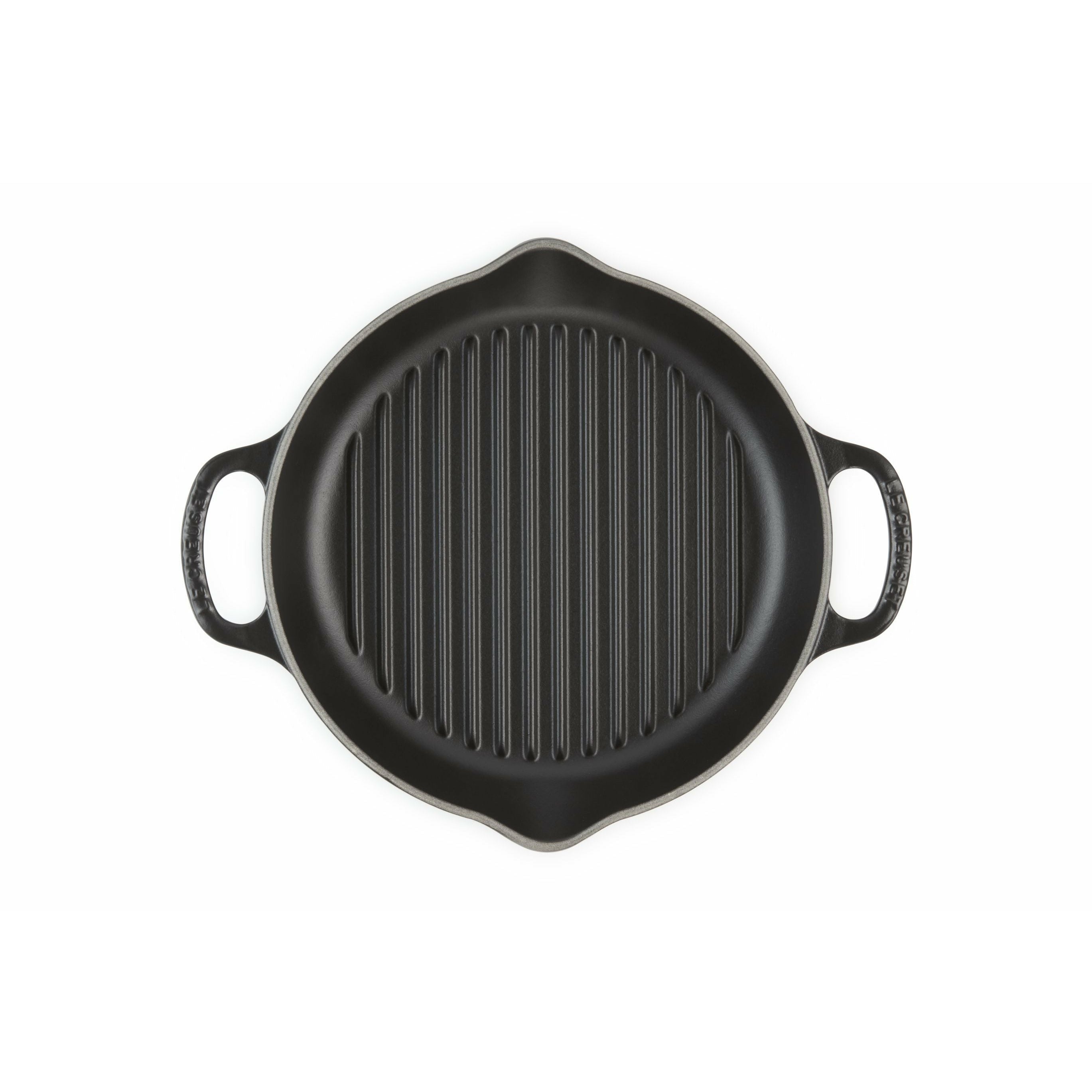 Le Creuset Nature High Round Grill Pan 25 cm, zwart