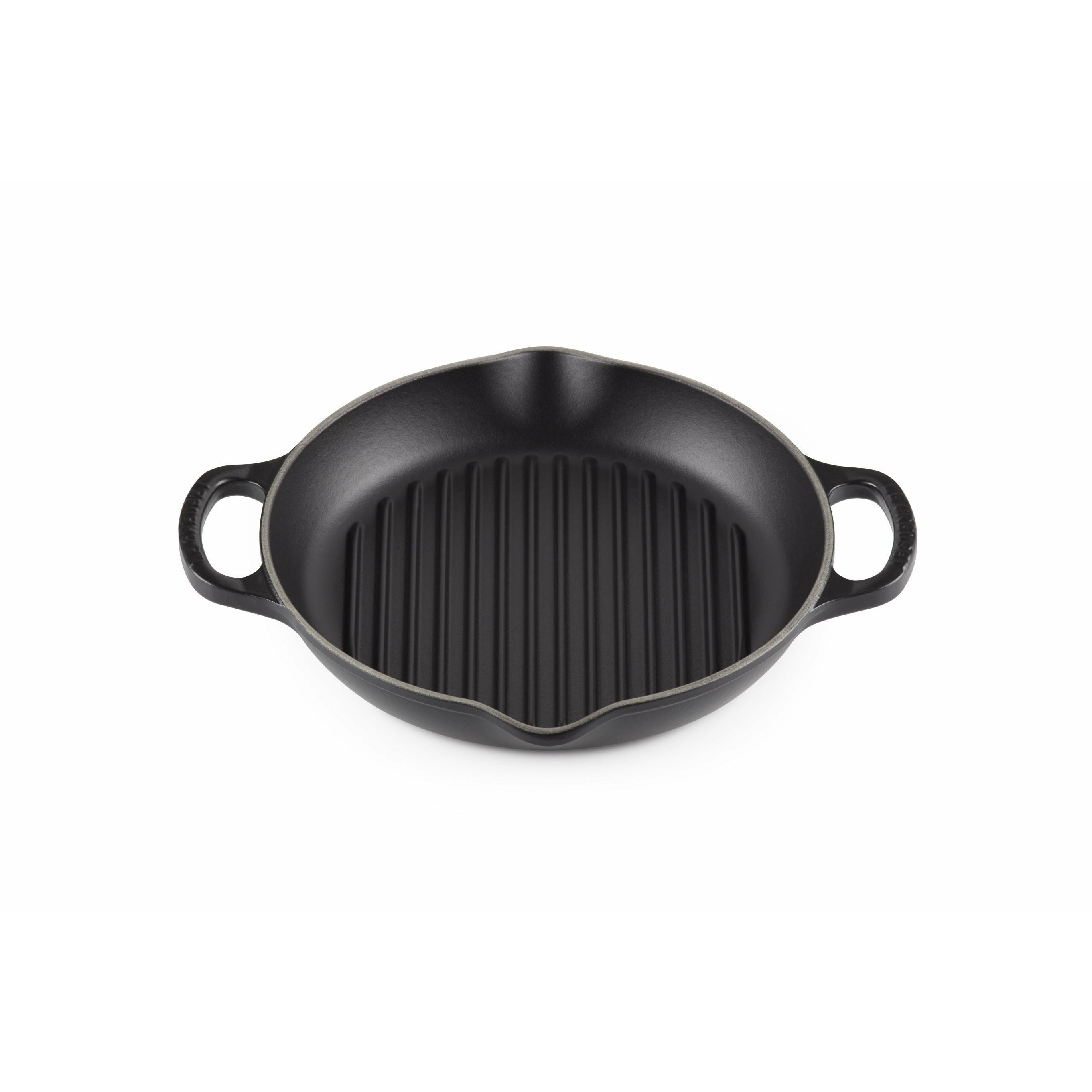 Le Creuset Nature High Round Grill Pan 25 cm, zwart