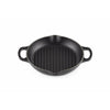 Le Creuset Nature High Runde Grillpfanne 25 Cm, Schwarz