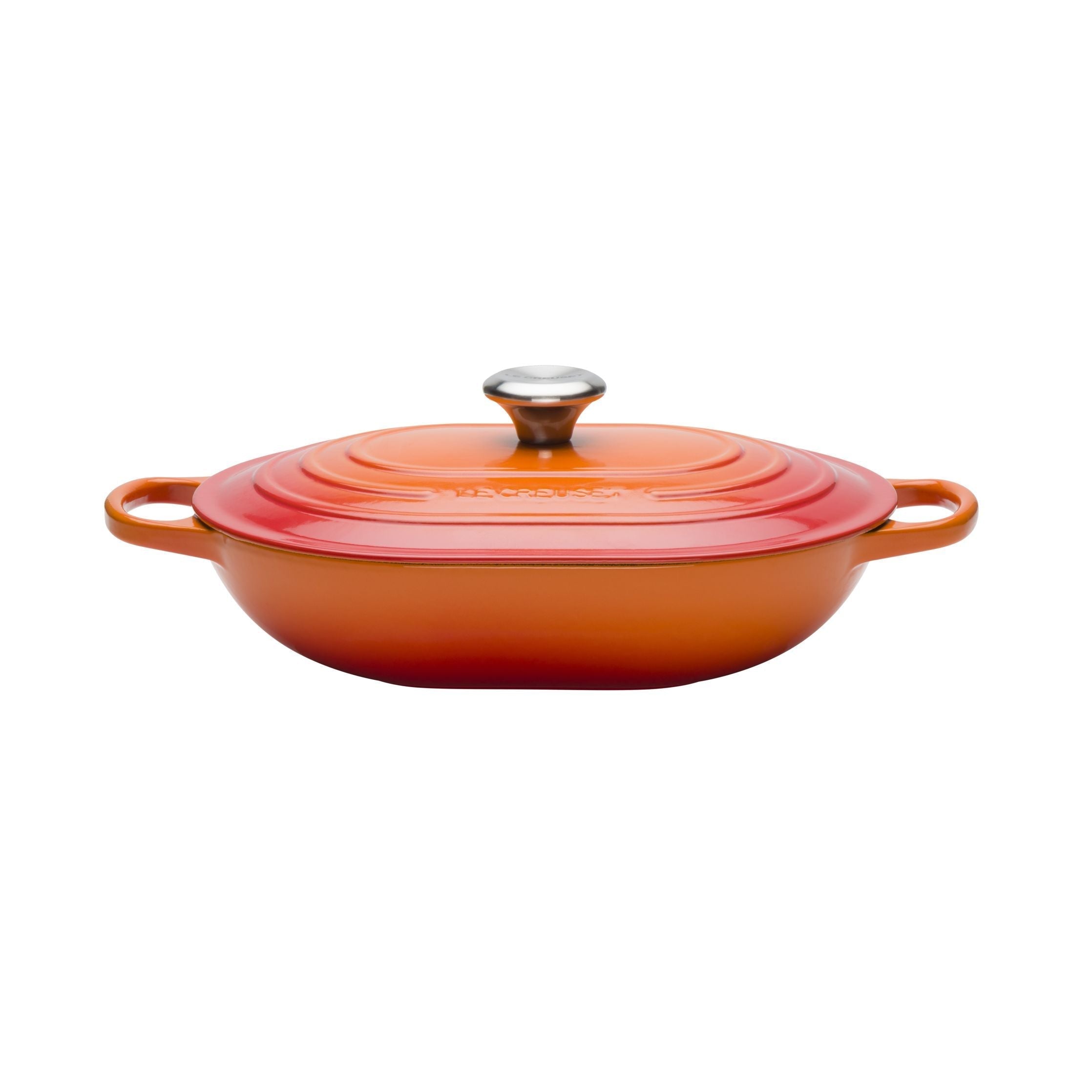 Le Creuset Nature长圆形烘焙机3,4 L，烤箱红