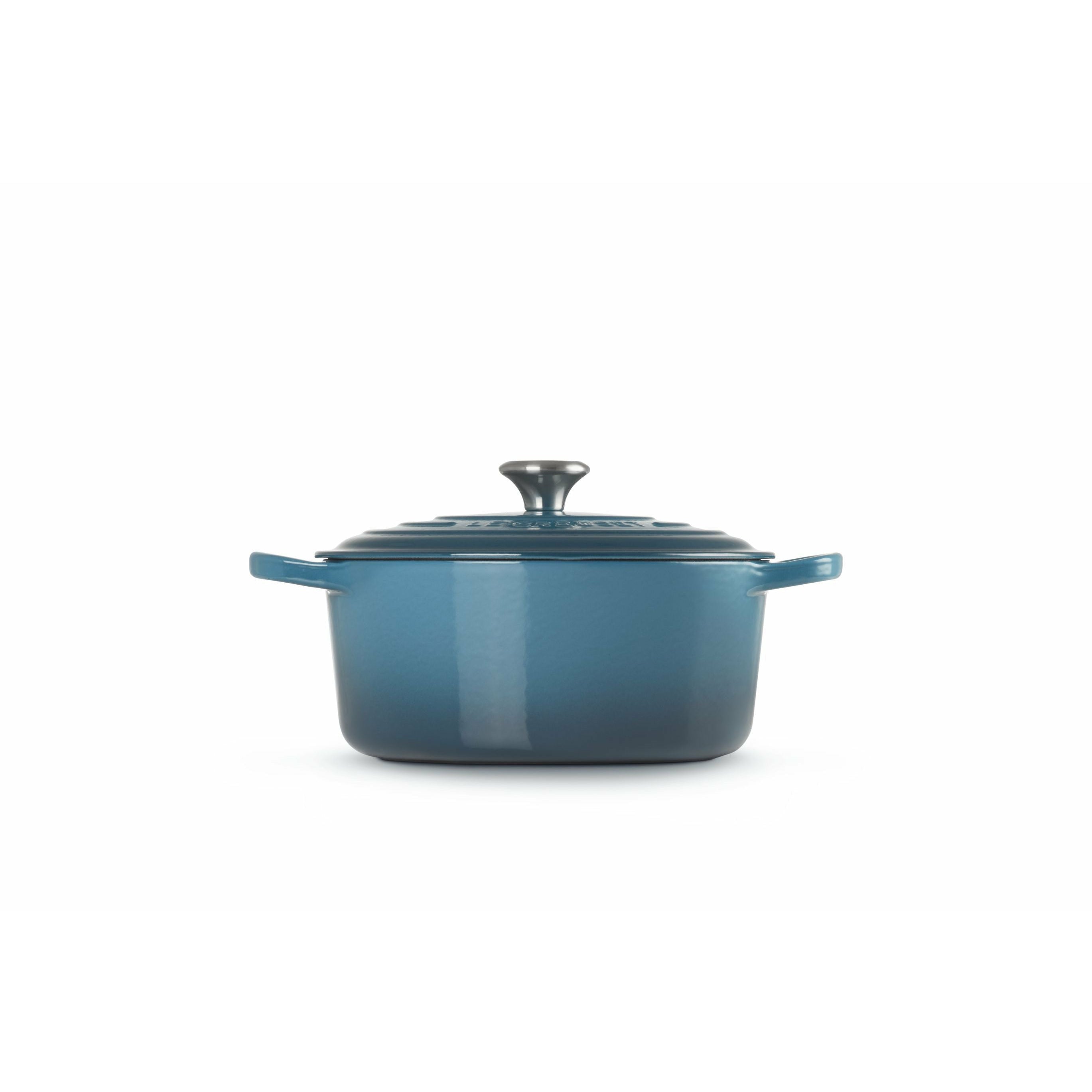 Le Creuset Allekirjoituskierros paahtimo 20 cm, syvä sinivihreä