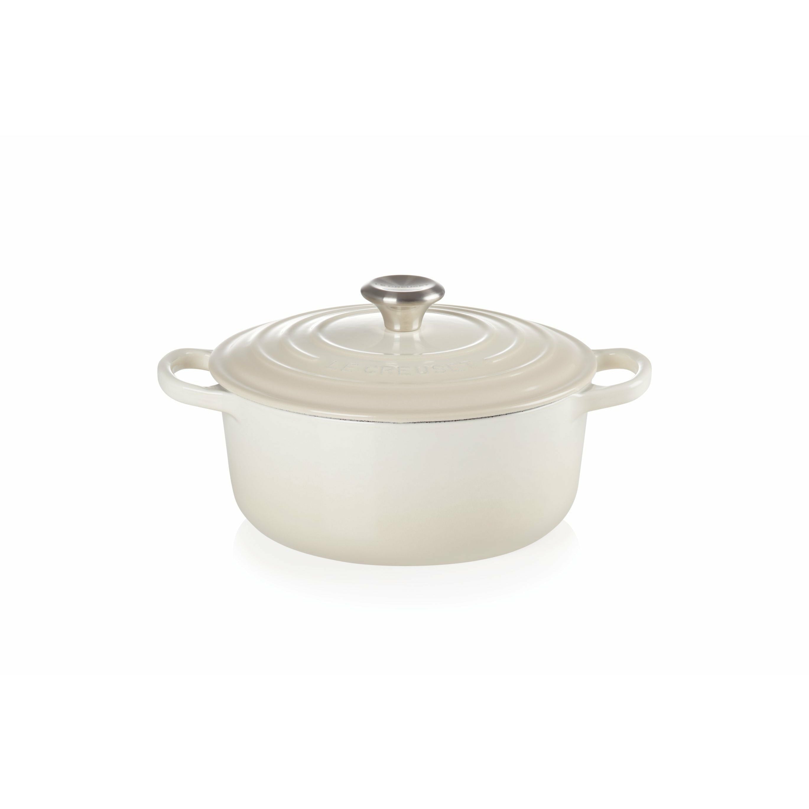 Le Creuset Signature Round Roaster 20 cm, meringa