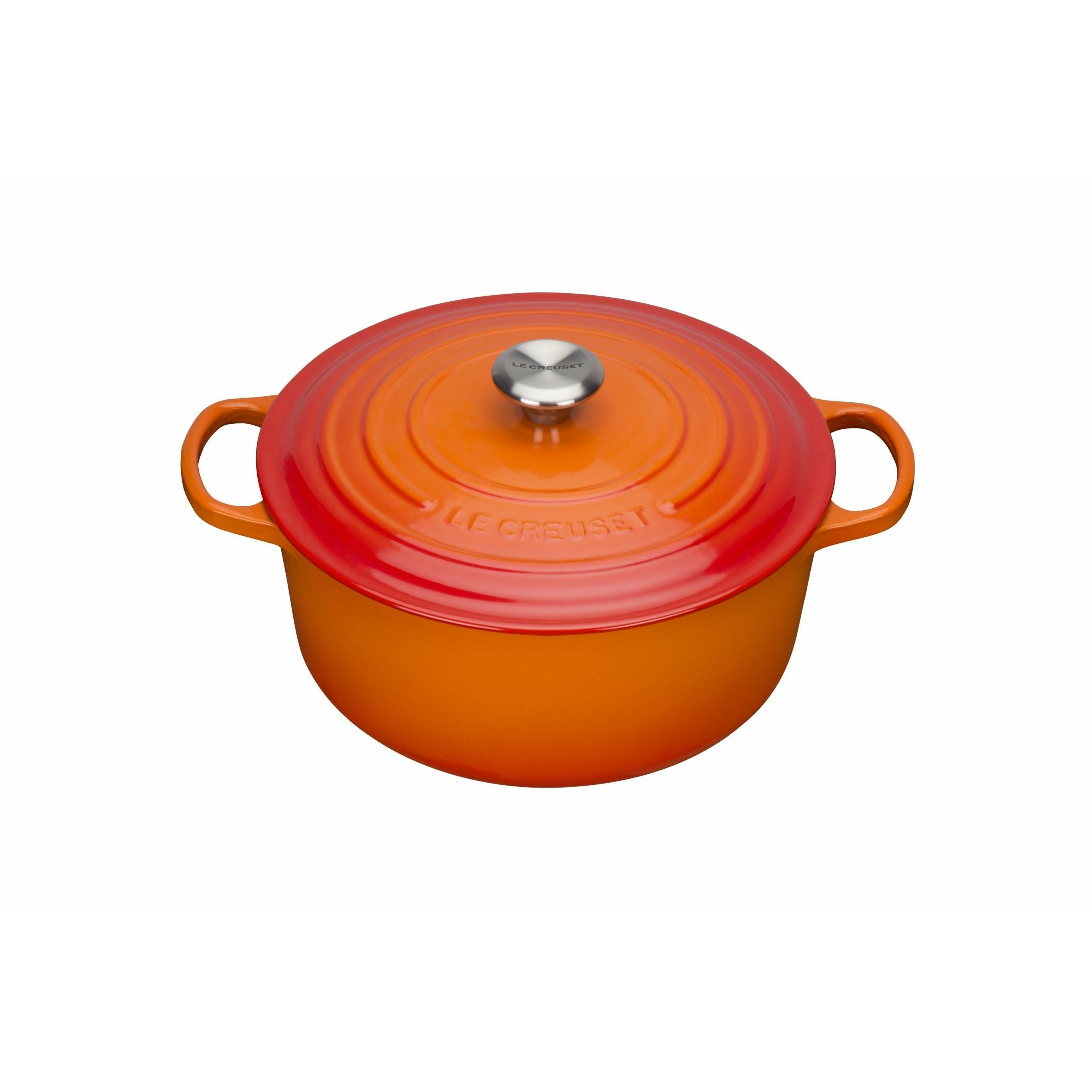 Le Creuset Signature Round Roaster 20 cm, oven rood
