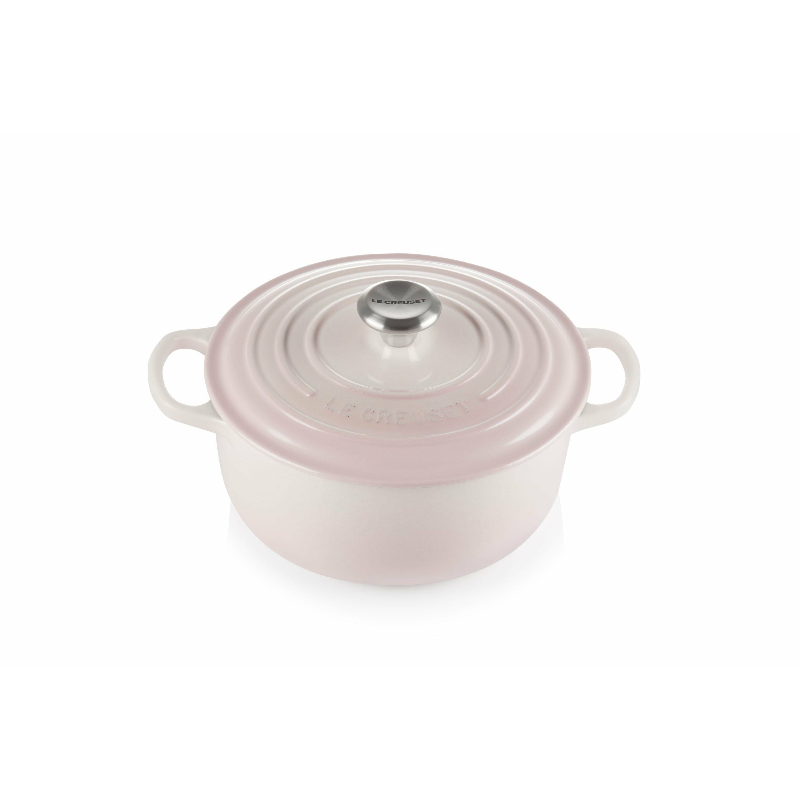 Le Creuset Signature Round Roaster 20 Cm, Shell Pink