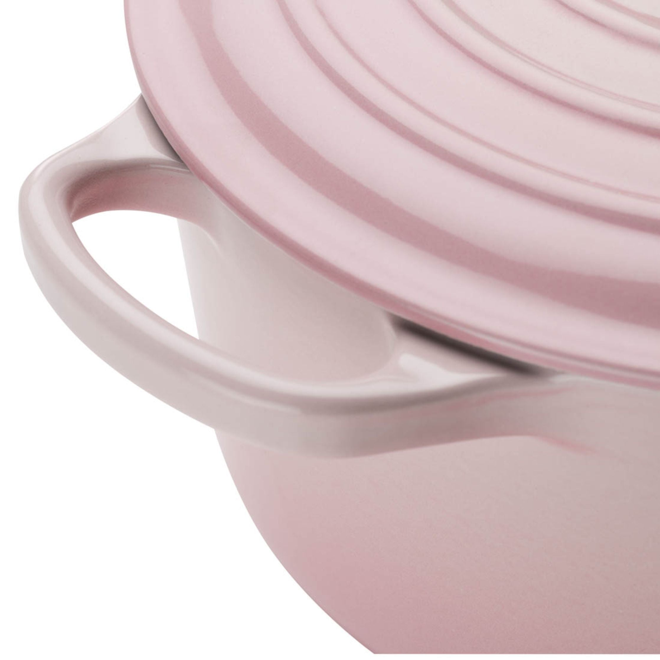 Le Creuset Allekirjoituskierros paahtimo 24 cm, kuori vaaleanpunainen